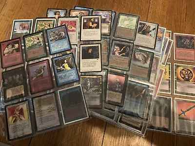 Huge Vintage Magic The Gathering 100 + Card Lot: Alpha/Beta/Antiquities/Arabian • $36