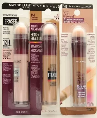 $8.99 • Buy Maybelline Instant Age Rewind Eraser Concealer Dark Circles Treatment YOU CHOOSE