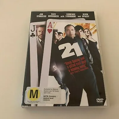 21 DVD - Kevin Spacey - Laurence Fishburne -Genuine Region 4  • $7