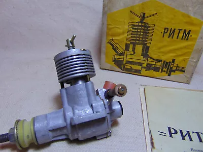 Rhytm M 2.5 Cc Airplane Model Cl Engine Diesel Ritm Rytm 0.15 Soviet  • $59.99