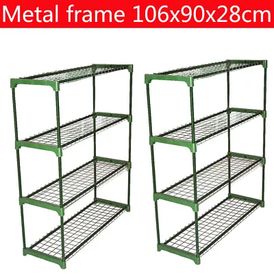 £26.99 • Buy NEW Double Pack Flower Plants Staging Display Greenhouse Racking Shelving 2PCS