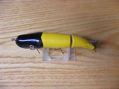 Beautiful Vintage C C Roberts Mudpuppy Lure In Rare Yellow Black Color Wisconsin • $29.95