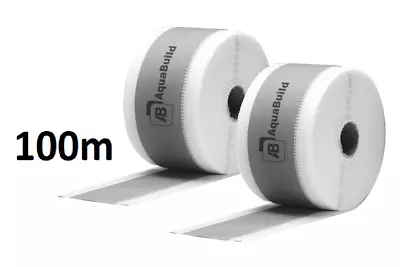 5m-100m MASTA BUILD Wet Room Shower Bathroom Waterproof Tanking Tape 12cm Wide • £139.99