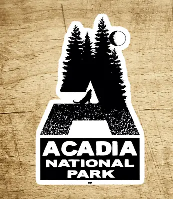 Acadia National Park Maine Sticker Decal 3 3/4  X 2 1/8  Vacation • $5.29