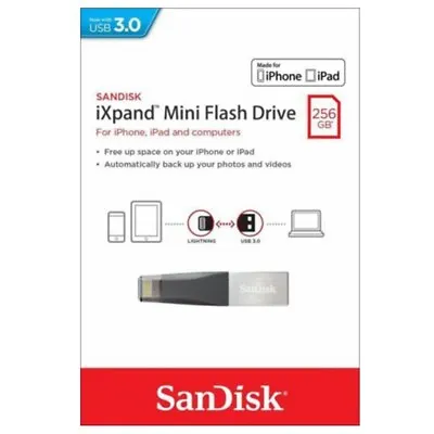SanDisk IXPand Mini Flash Drive USB 3.0 256GB Memory For IPhone IPad PC Mac • $105.95