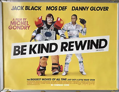 Cinema Poster: BE KIND REWIND 2008 (Quad) Jack Black Mos Def Danny Glover • $12.38