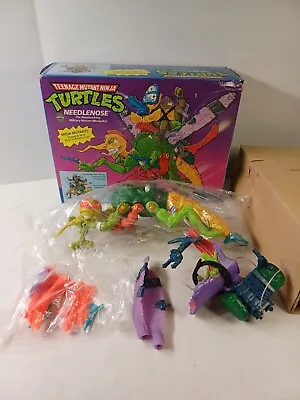 Teenage Mutant Ninja Turtles TMNT Needlenose Vintage Toy Complete With Box 1990 • $199