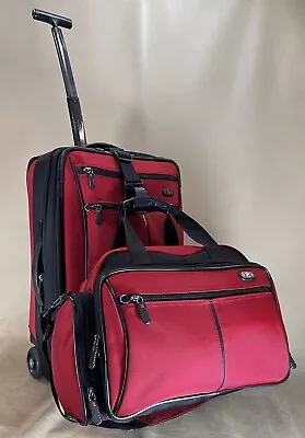 £182.11 • Buy Victorinox Werks Set 22  Upright Exp Wheeled Carry On Suitcase & 15” Tote Bag
