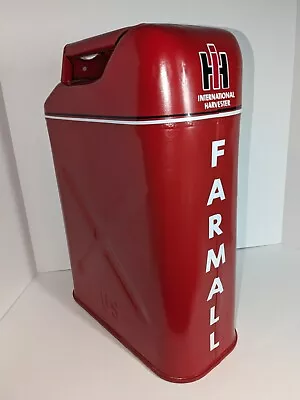 Vintage Farmall IH 5 Gallon Blitz Jerry Can Metal USMC 1975 Red Custom • $69.95