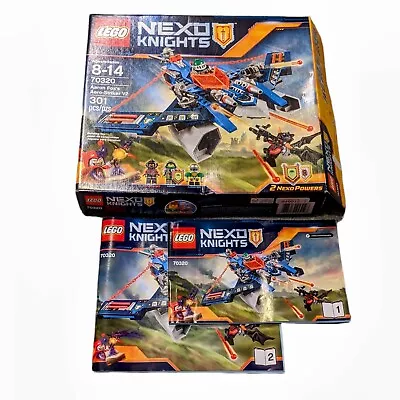 LEGO Nexo Knights Aaron Fox's Aero Striker V2 Set 70320 BOX And MANUALS ONLY • $8.99