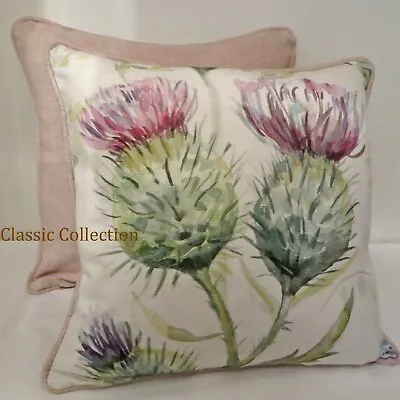 Voyage Decoration Thistle Glen Spring In Cream - Piped Cushion Cover-var Sizes • £21.95