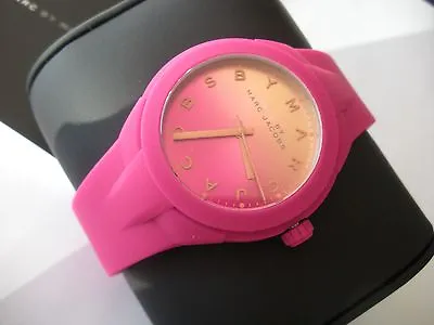 Marc By Marc Women's X-Up MBM5538 Pink Silicone Quartz Watch W/Box • $165.99