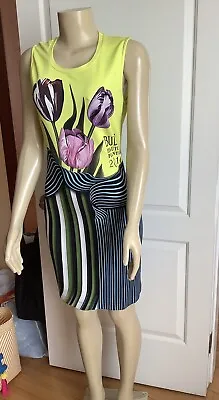 $99 • Buy One Of A Kind Sleevless Dress By Mary Katrantzou, Size L