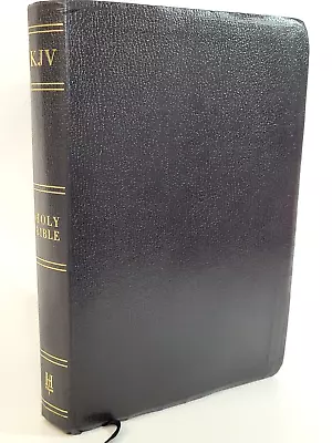 KJV Giant Print Reference Bible Black Bonded Leather - Indexed Red Letter • $65