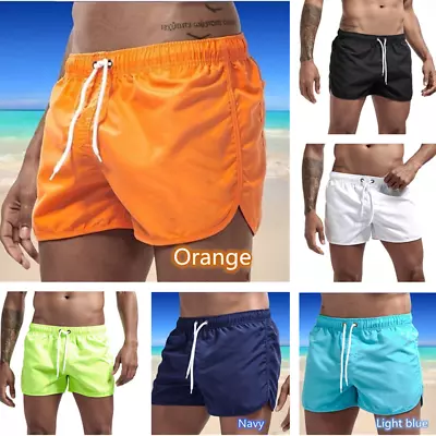 Mens Swimming Board Shorts Swim Shorts Trunks Swimwear Beach Summer S-3XL • $10.99