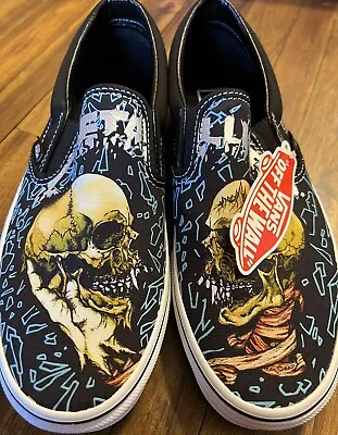 Metallica Vans Slip On Shoes Very Rare Sold Out! Size 8 • $299.99