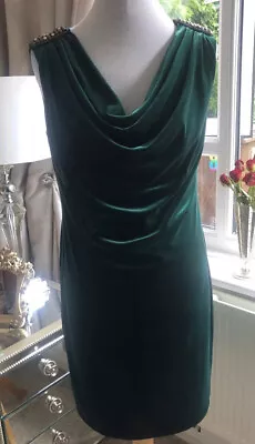 Ronni Nicole Good Quanlity Of Velvet So Slim  Unused Qvc Tag Green Size 14 • £35