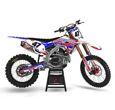 Honda MX Motocross Graphics |  Kit All Models All Years - Rate • $82.29