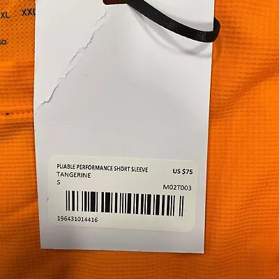 Brady Mens T Shirt Pliable Performance Orange 2 Pack Short Sleeves Size Small • $68.67