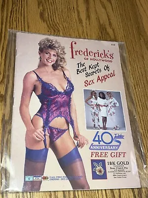 1986 40th Anniversary Fredricks Of Hollywood Catalog Vintage Magazine Lingerie • $30