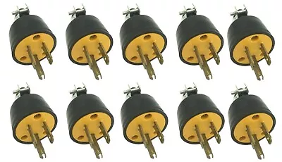 STURGID Pro Heavy Duty Male Electrical Plug 3-Prong 125V 15A - 10 Pack • $14.98