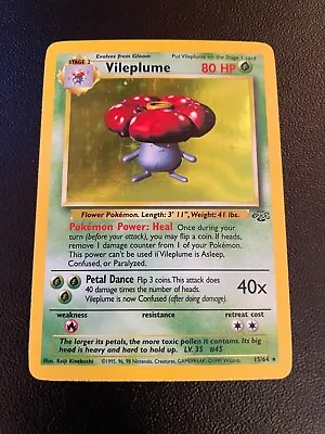 $28.25 • Buy Pokemon VILEPLUME Card JUNGLE Set 15/64 Holo