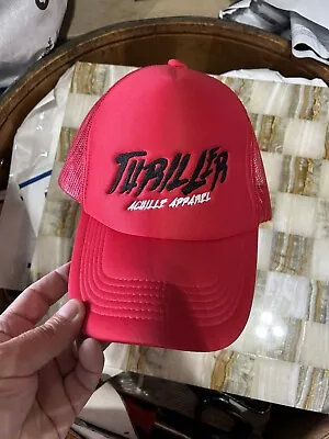 THRILLER Red Apparel Adjustable Hat Mesh Achill 3 SNAPBACK • $27.99