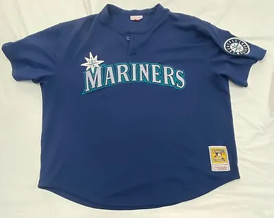 Ken Griffey Jr. Seattle Mariners 1995 Mitchell & Ness Throwback Jersey Sz 56 3XL • $39.99