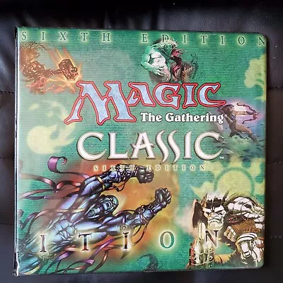 Classic 6th Edition Binder Magic The Gathering Ultra Pro 1999 • $79.99