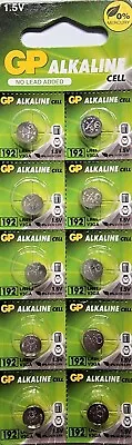 10 X Genuine GP AG3 LR41 192 384 392 736 V3GA Etc Batteries.  TOP QUALITY BRAND • £3.99