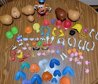 Mr & Mrs Potato Head Large Toy Bundle Playskool Disney Toy Story 107 Pieces • $34.99