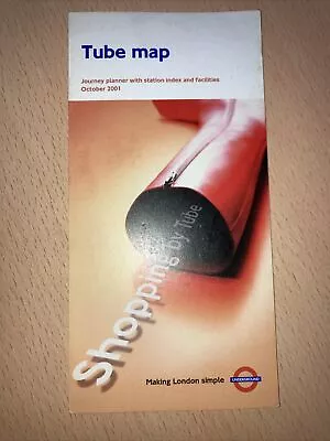 London Underground Tube Map. (. 2001.  ). • £1.99