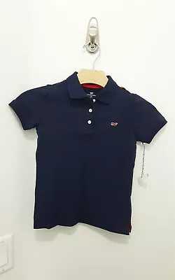 Girls VINEYARD VINES Polo School Uniform Shirt Navy Size Small 6 / 6X NWT • $9.99