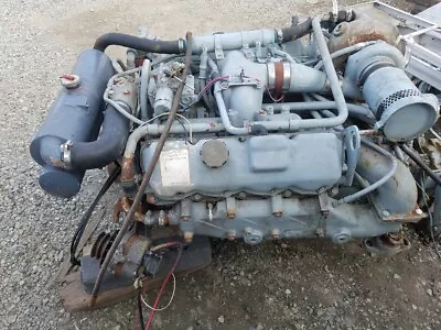 PAIR Detroit Diesel 8.2L Marine Diesel Engine 250 HP Runs Great  Engine Only • $4500