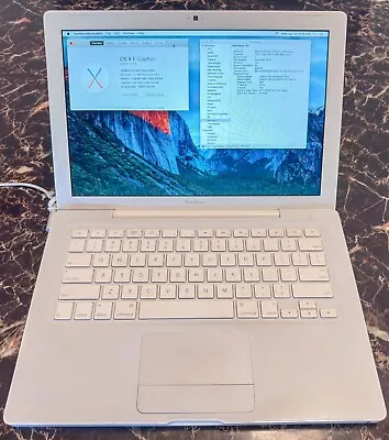 Apple MacBook A1181 White | 4GB RAM 120GB SSD | Carry Bag | No Battery/Charger • $59