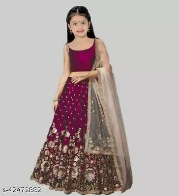$41.43 • Buy Party Wear Kids Dress,Girl Lehenga Choli,Designer Indian Festive Wear