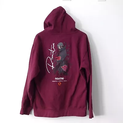 Naruto Sweatshirt Medium Red Itachi Hoodie Japanese Anime Primitive Shippuden • $58.88