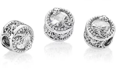 $42 • Buy New Genuine PANDORA 797047CZ Sterling Silver Enchanted Nature Charm