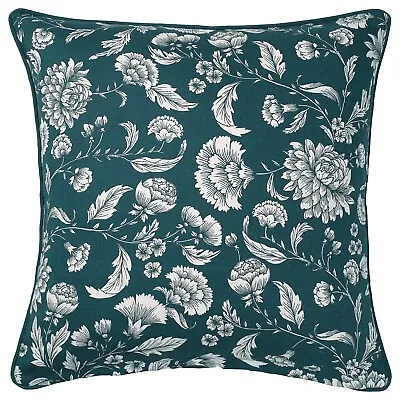 2 X IKEA IDALINNEA-Cushion Cover Blue/white/floral Patterned 50x50 Cm Free Post • £11.80