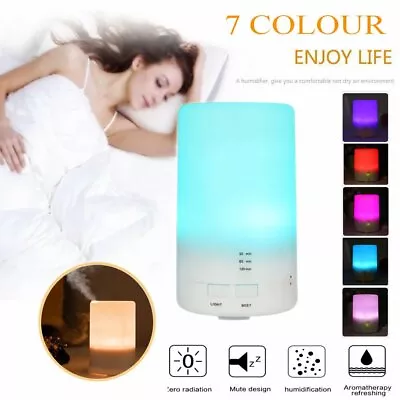 $18.99 • Buy USB Electric Air Diffuser Aroma Therapy Oil Humidifier 7 Color Bedroom Defuser