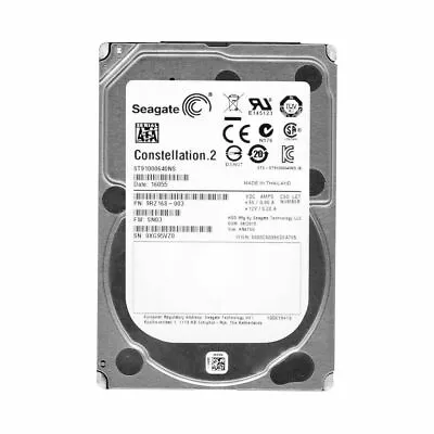 Seagate ST91000640NS 1TB Costellation.2 7200RPM 6Gbps 2.5  • £49.99