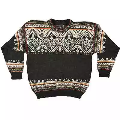 Vtg DALE Of Norway (L) Sweater Knit Wool Pullover Norwegian Nordic  • $120