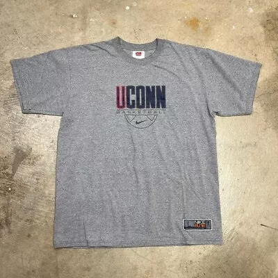 Vintage Nike Elite UConn Basketball Shirt Large • $45