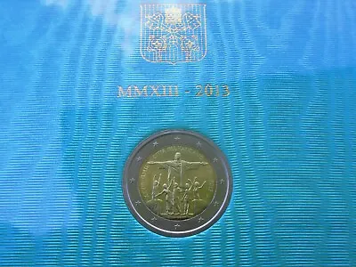 Vatican 2013 2 Euro Coin BU 28th World Youth Day In Rio De Janeiro • $69.95