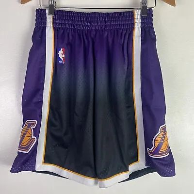 Mitchell & Ness NBA LA Lakers Hardwood Classics Shorts Men's Medium $85 NWT • $35.97