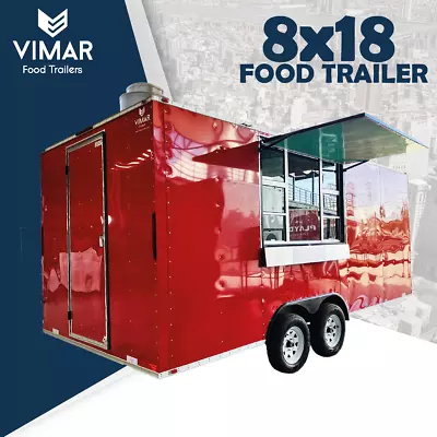 8x18 New Concession Food/Kitchen Trailer. Custom Trailers Mfr. 8x14 8x16 8x20 • $21315