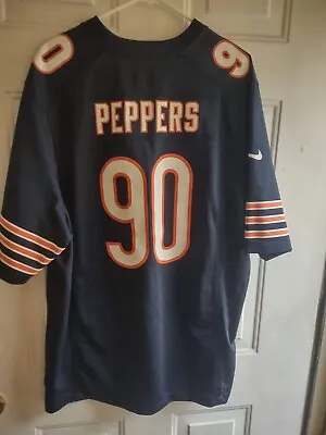 $9.99 • Buy NFL Nike On-Field Chicago Bears Jersey Men's XL Blue Julius Peppers #90 