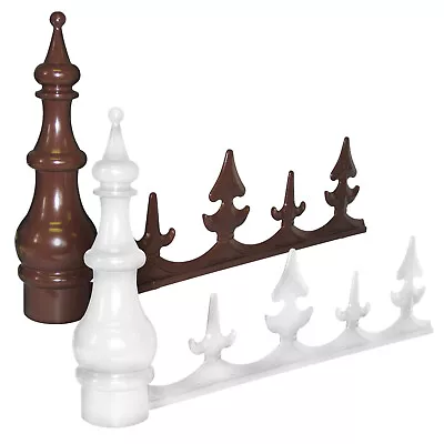 £61.75 • Buy Sunwood Ridge Cresting Finial Decorative Aluminium Powder-coated Timber Roof Cap