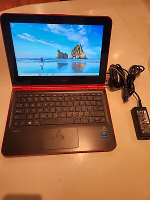 HP Pavilion X360 Convertible 11.6 TOUCH Laptop Pent 500GB 4GB Win10 Office $127 • $150