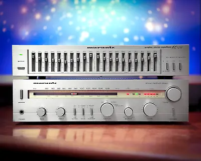 Marantz SR-220 & EQ-20 🌈RaRe🌈 Vintage Stereo Receiver Equalizer Bundle • $1957.11